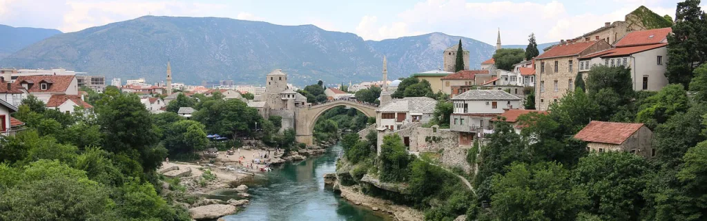Panorama Mostara naslovna fotografija na turističkom portalu posjeti.ba